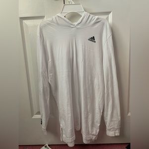 Boys adidas long sleeve shirt with hood size XL